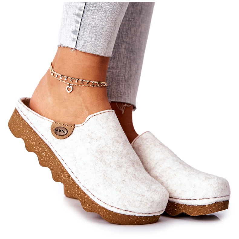 Pantofle Profylaktické Inblu Pantofle béžové DK20FE01W béžový