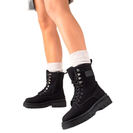 TRENDI Klasické černé lapače černý