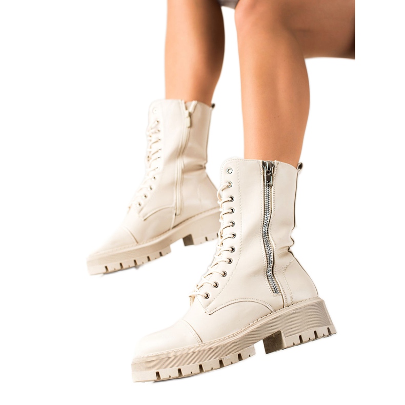 Seastar Béžové lapače s ozdobným zipem béžový Seastar Béžové lapače s ozdobným zipem béžový