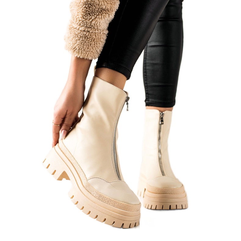 Seastar Klasické Workers Se Zipem béžový Seastar Klasické Workers Se Zipem béžový