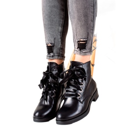 Evento Boty s ozdobnou vazbou černá Evento Boty s ozdobnou vazbou černá