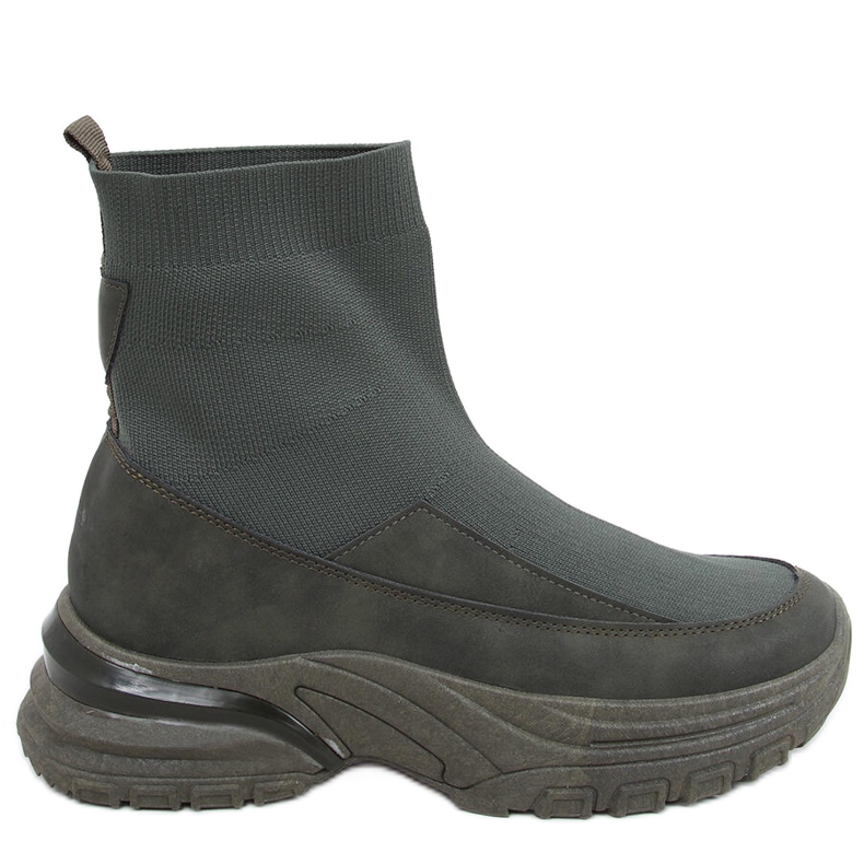 Ponožkové sportovní boty Goko Green khaki zelená