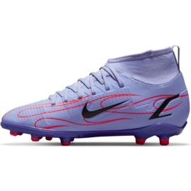 Kopačky Nike Mercurial Superfly 8 Club Km Mg Jr DB0925 506 růžová, fialová fialový