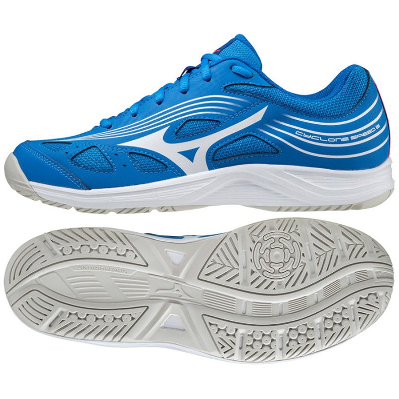 Volejbalové boty Mizuno Cyclone Speed ​​​​3 M V1GA218024 modrý modrý