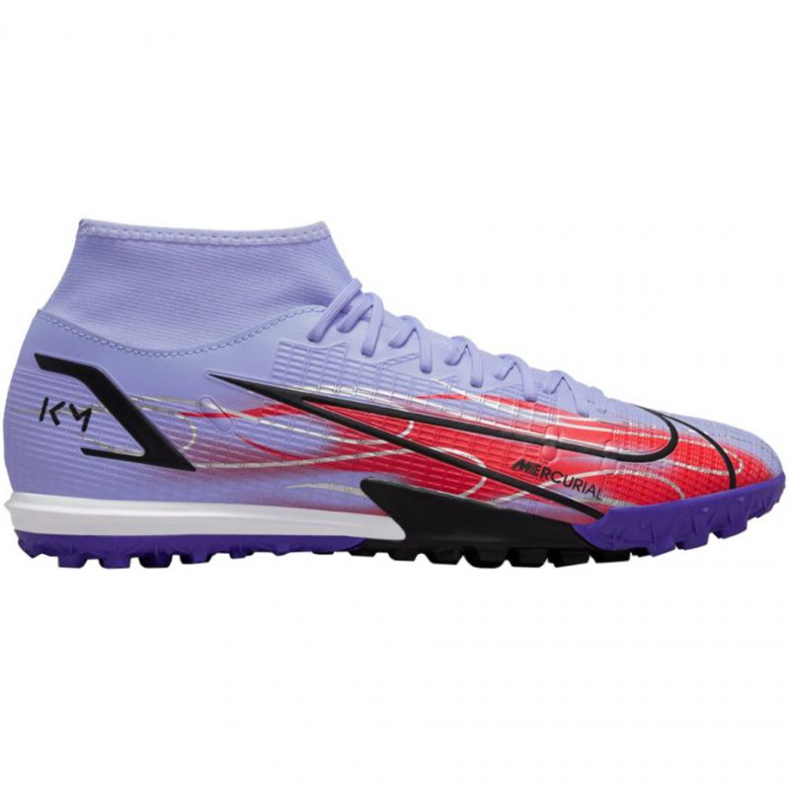 Kopačky Nike Mercurial Superfly 8 Academy Tf M DB2868 506 červená, fialová fialový