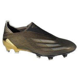 Kopačky Adidas X Ghosted + Fg M FX9098 žlutá zlatý Kopačky Adidas X Ghosted + Fg M FX9098 žlutá zlatý