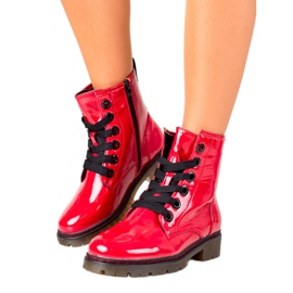Evento Červené lakované boty červený