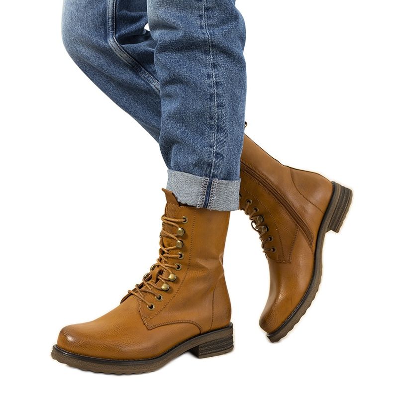 Zateplené velbloudí boty Muro hnědý Zateplené velbloudí boty Muro hnědý