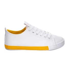 Bílé tenisky od Valerie bílý žlutá