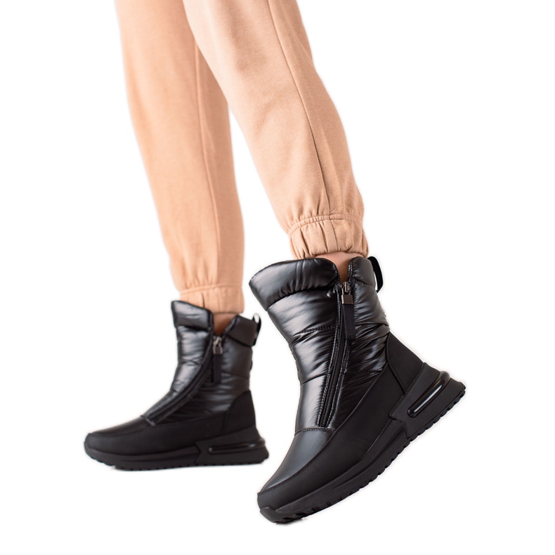 Weide Neformální černé boty do sněhu černá