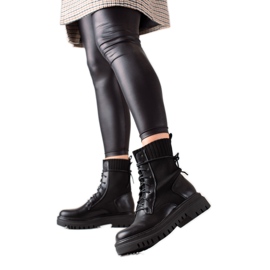 Seastar Vysoké černé lapače černý