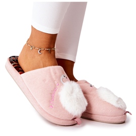 Teplé pantofle Swan Light pink Rey růžový