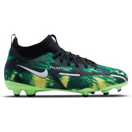 Kopačky Nike Phantom GT2 Academy Df Sw Mg Jr DM0742-003 vícebarevný zelený