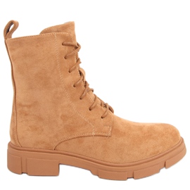 Šněrovačky Zoe Camel hnědý Šněrovačky Zoe Camel hnědý