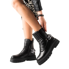 Bona Stylové řetízkové tašky černý