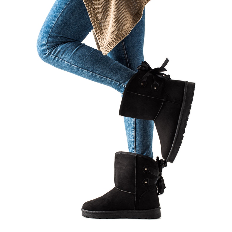 TRENDI Mukluki S Mašlí černá