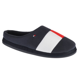 Pantofle Tommy Hilfiger Flag Homeslipper M FM0FM03801-0GY námořnická modř
