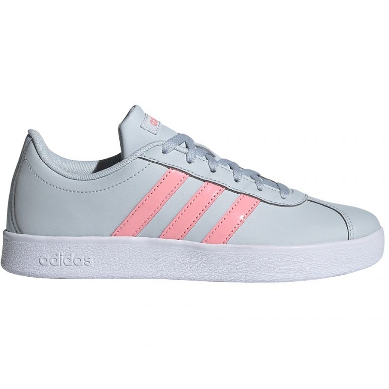 Boty Adidas Vl Court 2.0 K Jr FY9151 modrý šedá
