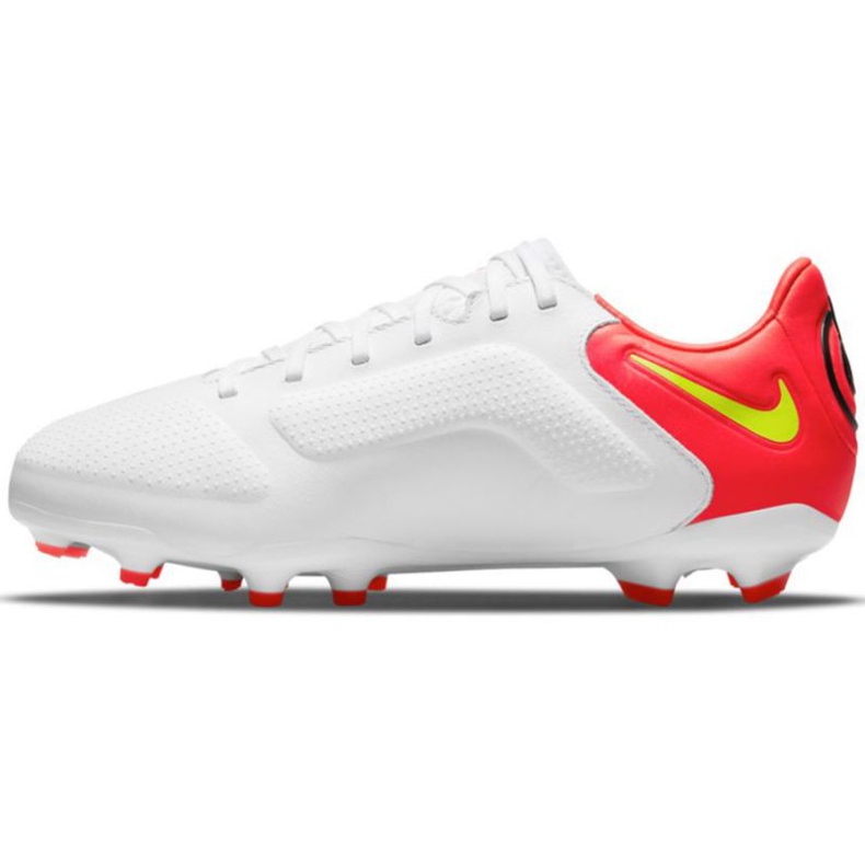Kopačky Nike Legend 9 Pro Fg Jr DA1335 176 bílá, červená bílý