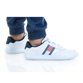 Tommy Hilfiger Essential Leather Cu M FMOFMO3904 bílý Tommy Hilfiger Essential Leather Cu M FMOFMO3904 bílý