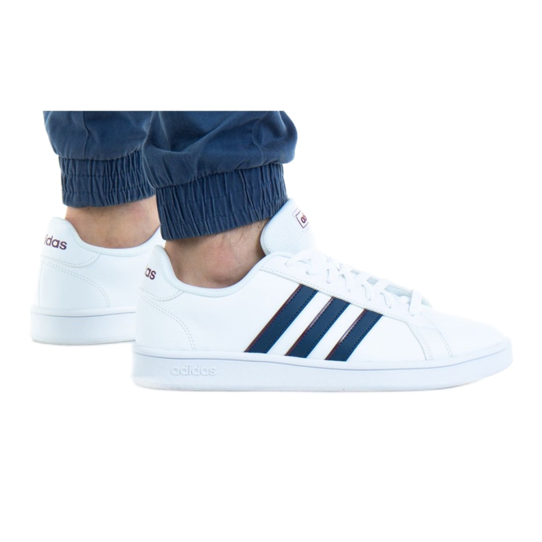 Boty Adidas Grand Court Base M GY8391 bílý modrý