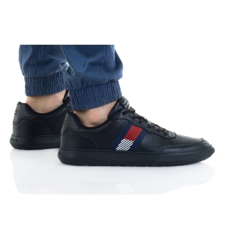 Nike Essential Leather Cupsole Tommy Hilfiger Evo M FM0FM03904 černá
