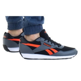 Boty Reebok Rewind Run M GX6015 černý námořnická modř modrý pomerančový šedá