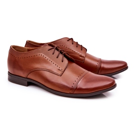 Bednarek Polish Shoes Kožené boty Bednarek 723 Brown hnědý