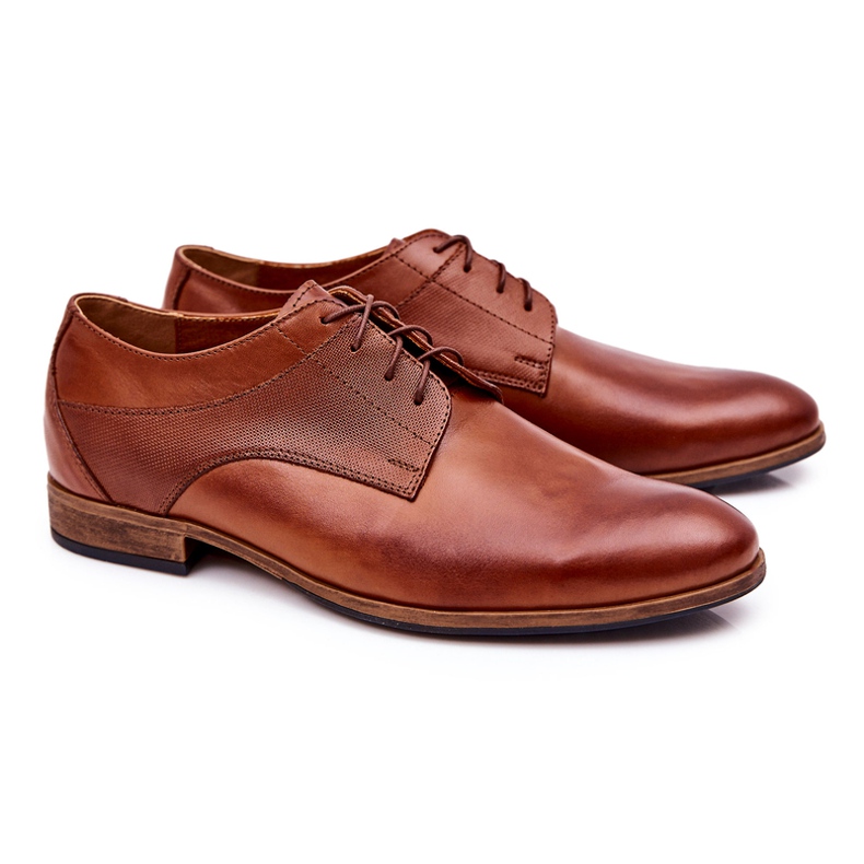 Bednarek Polish Shoes Klasické kožené boty Bednarek 806 Brown hnědý