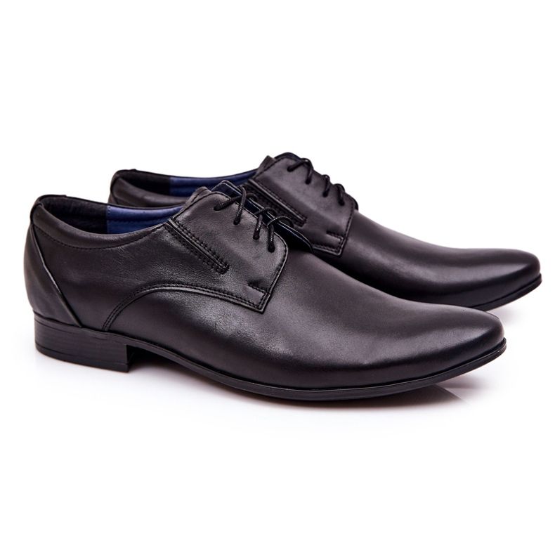 Bednarek Polish Shoes Kožené boty Bednarek 694 Black černá