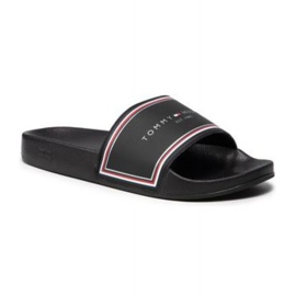 Tommy Hilfiger Essentials bazénová skluzavka W FW0FW05933-BDS černá Tommy Hilfiger Essentials bazénová skluzavka W FW0FW05933-BDS černá