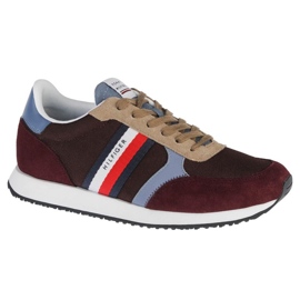 Boty Tommy Hilfiger Runner Lo Color Mix FM0FM03815-GR8 hnědý Boty Tommy Hilfiger Runner Lo Color Mix FM0FM03815-GR8 hnědý