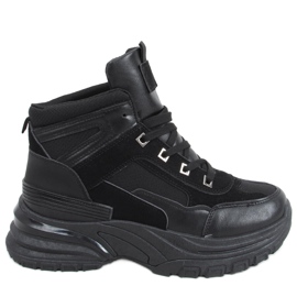 Vysoké tenisky Diana Black černý