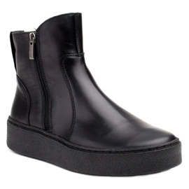 Marco Shoes Pohodlné boty Marco 1320B s izolací černý