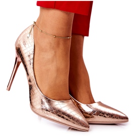Špendlíky s hadím vzorem Rose Gold Tissoria zlatý