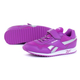 Reebok Royal Cljog 3.0 1V Jr GX0919 bílý fialový Reebok Royal Cljog 3.0 1V Jr GX0919 bílý fialový