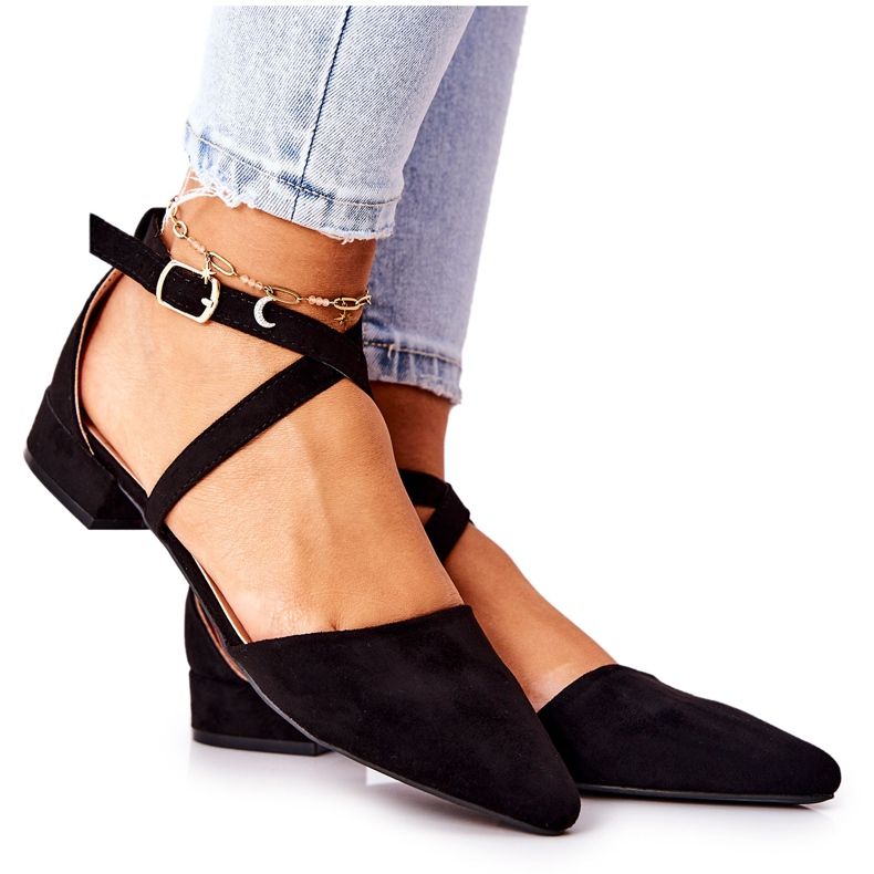 WS1 Lodičky Na Nízkých Podpatcích Černá Giovanna