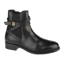 Tommy Hilfiger Hardware On Belt Flat Boot W FW0FW05967-BDS černý