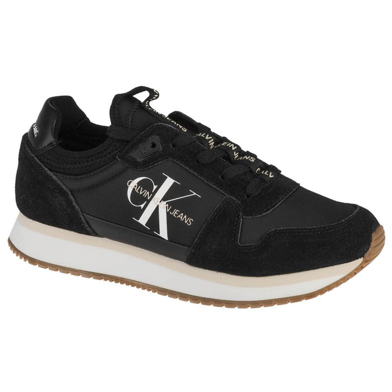 Boty Calvin Klein Runner Laceup W YW0YW00462-BEH černá Boty Calvin Klein Runner Laceup W YW0YW00462-BEH černá