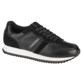 Boty Calvin Klein Low Top Lace Up Lth M HM0HM00287-BAX černý