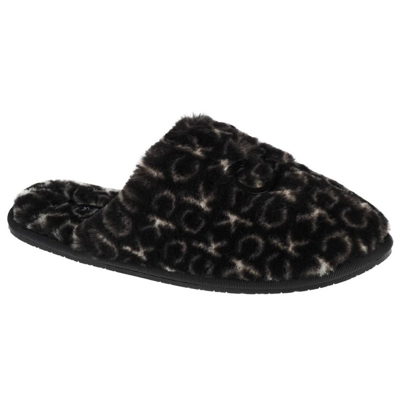 Calvin Klein Slipper Mule Fur Mono pantofle HW0HW00536-0GK černá