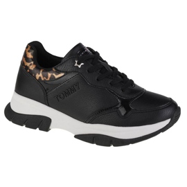 Nízké šněrovací tenisky Tommy Hilfiger W T3A4-31173-1242999 černý