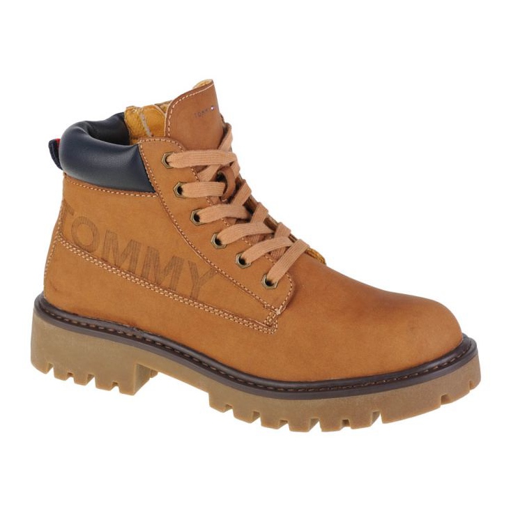 Tommy Hilfiger šněrovací bota W T3B5-32088-0777206 žlutá Tommy Hilfiger šněrovací bota W T3B5-32088-0777206 žlutá