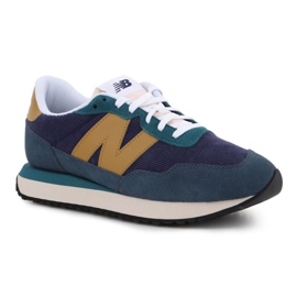 New Balance M MS237LX1 námořnická modř zelený žluť