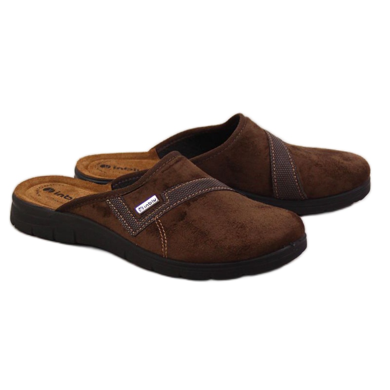 Domácí pantofle Inblu M ARC7A hnědé hnědý