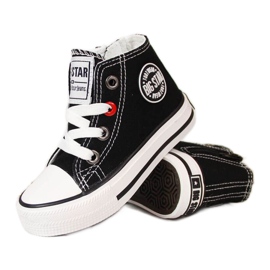 Černé tenisky se zipem Big Star Jr HH374084 černý