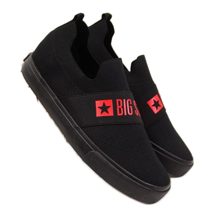 Černé tenisky Slip on Big Star W FF274221 černá