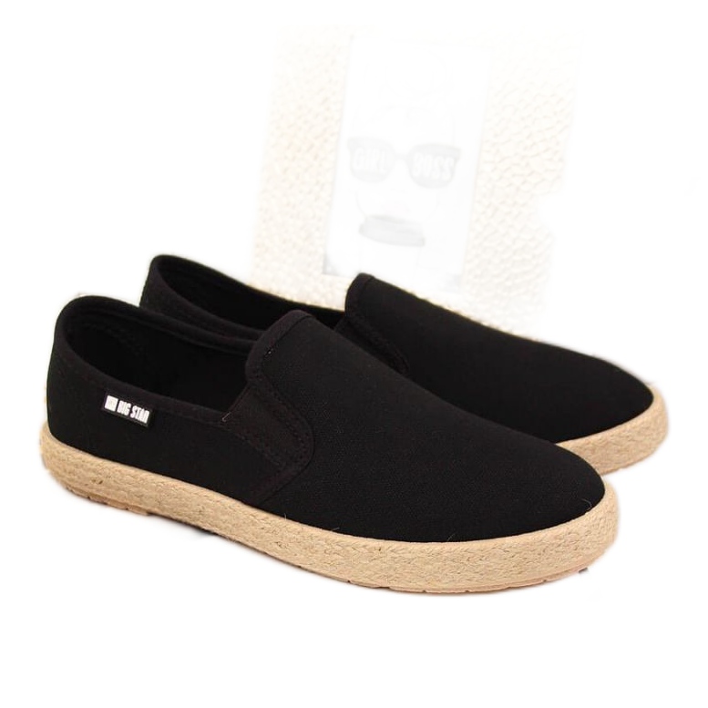Espadrilky Big Star W DD274017 černé černá