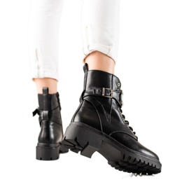 Diamantique Elegantní Dělníci S Ornamentem černá