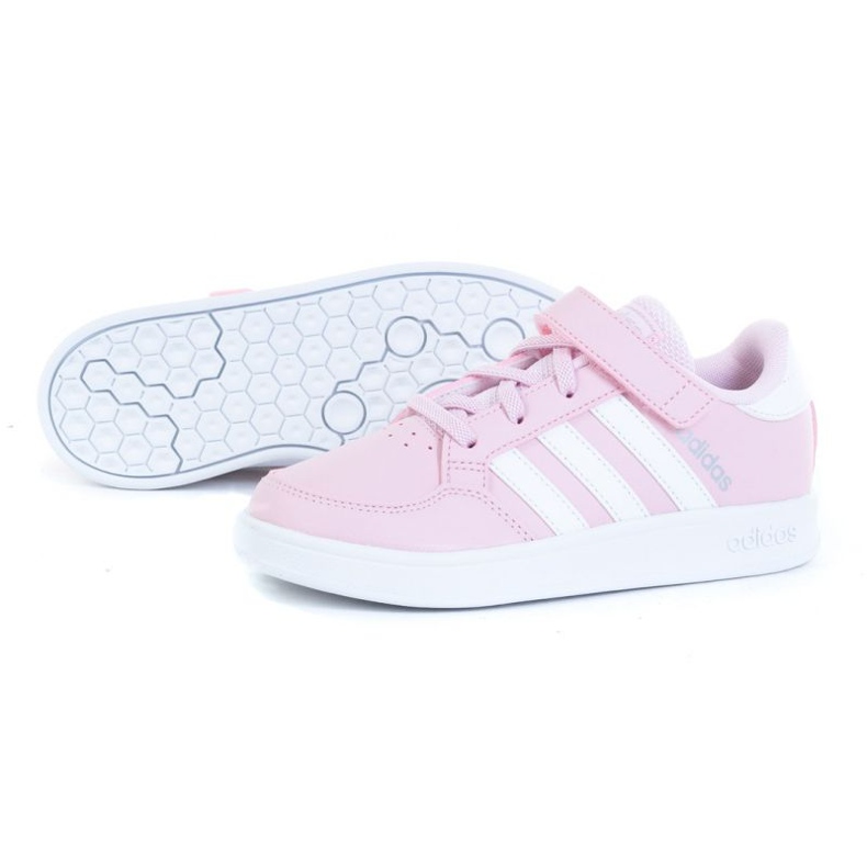 Boty Adidas Breknet C GZ7644 bílý růžový